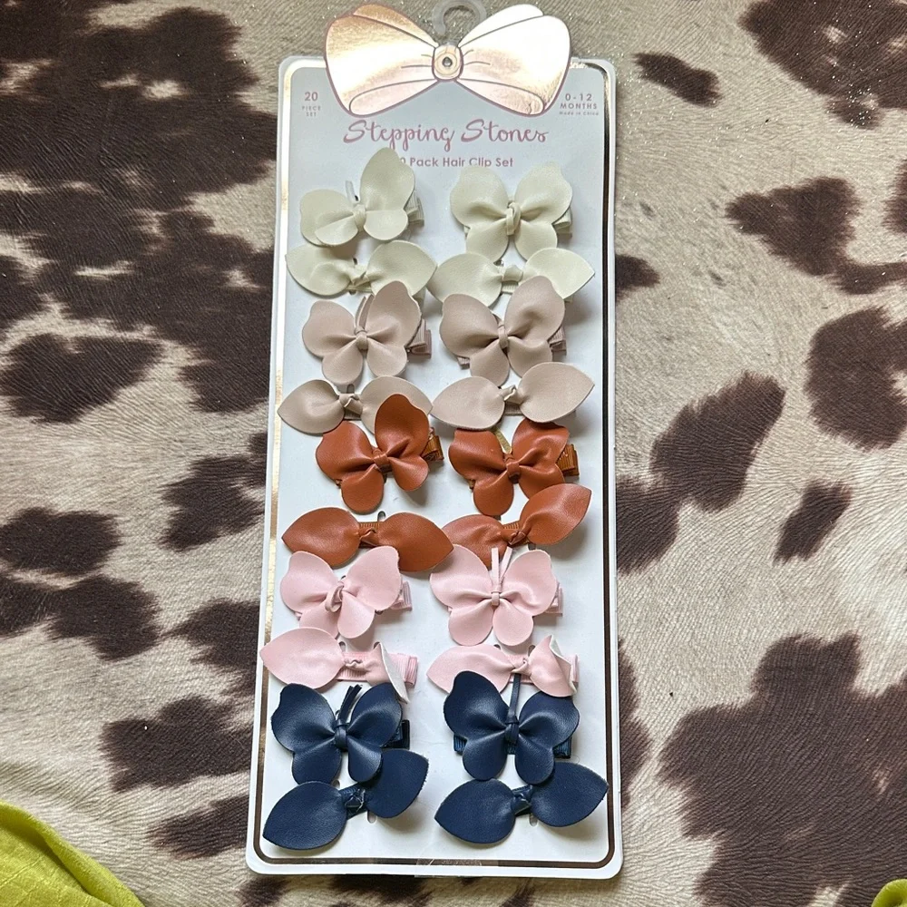 Stepping Stone Floral‎ Hair Clip Set - Multicolor